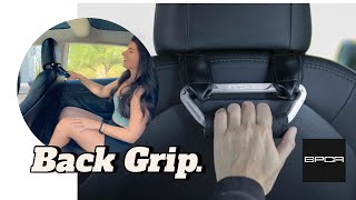 Gpca Back Grip For Tesla S 3 Y Headrest Handles For Passenger 12 Colors To Match Easy Installation