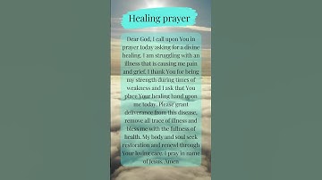 Thumbnail of Healing prayer 🙏🕊 believe and let God heal you 🕊🙏 #heal #healing #prayer