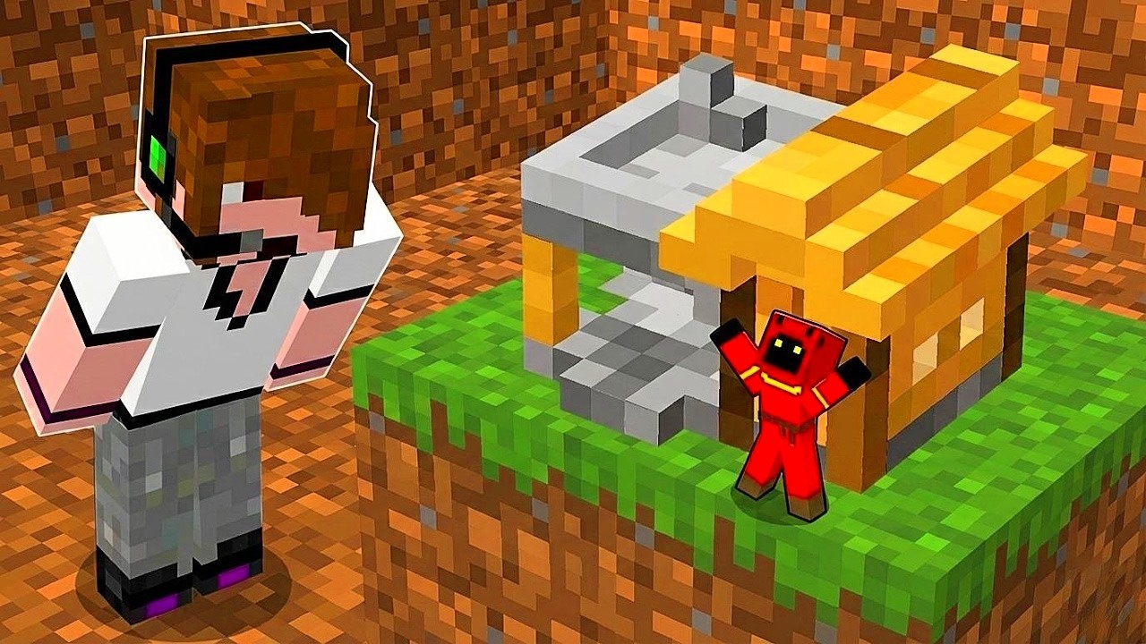 Using TINY MOD To Prank My Friend in Minecraft!