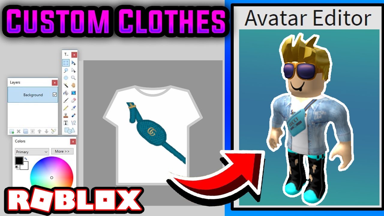 How To Make Your Own Custom Clothes! #Roblox - YouTube