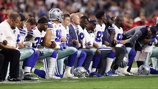 Cowboys Take A Knee Before National Anthem