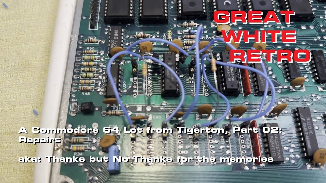 A Commodore 64 Lot from Tigerton Part 02: Repairs