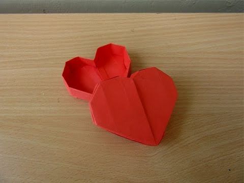 How to Make a Paper Precious Heart Box - Easy Tutorials - YouTube