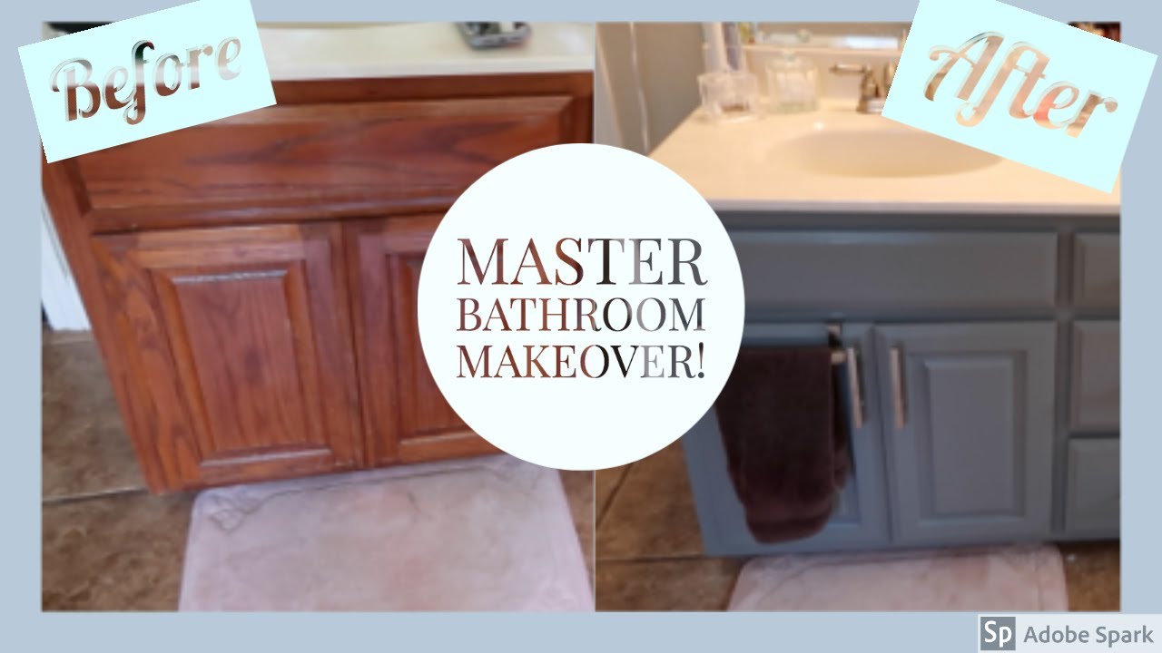 DIY BATHROOM MAKEOVER! Painting and organizing. YouTube