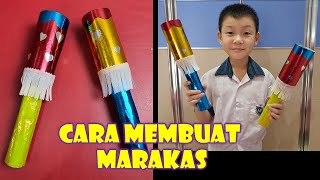 CARA MEMBUAT ALAT MUSIK MARAKAS DARI BOTOL PLASTIK - How to make Maracas From Plastic Bottle