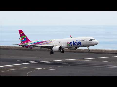 ARKIA ISRAEL AIRLINES GREAT VISIT At Madeira Airport