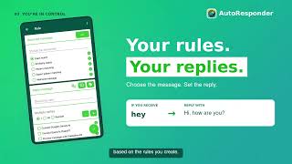 AutoResponder for WhatsApp | Trailer 2 | EN screenshot 4