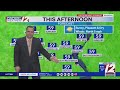 WPRI 12 Weather Forecast for 4/24/26:  Nice again today with less wind
