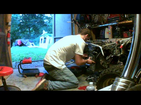 Honda 450r stator replacement | Project 450r | Vlog | HOW-TO - YouTube