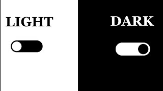 How To Create A Light/Dark Theme Toggle (HTML/CSS/JavaScript)