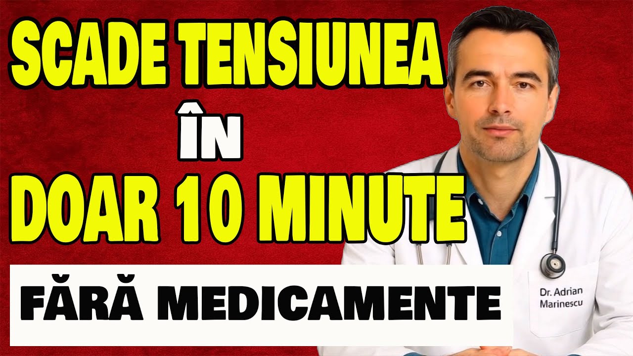 Scade tensiunea în doar 10 minute – exercițiu natural, fără medicamente | Dr. Adrian Marinescu