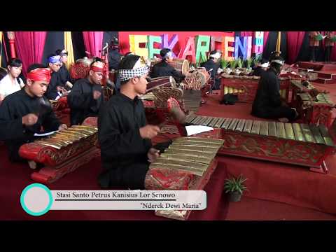 Nderek Dewi Maria - Stasi Santo Petrus Kanisius Lor Senowo @Festival SEKAR GENI 2017