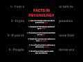 🧠✨ Psychology Facts That Will Change the Way You Think! 😳🔥💯 #psychology
