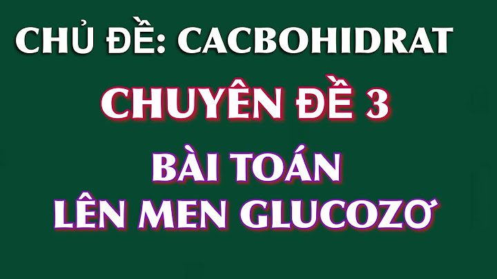 Baài tập cácbonhidrt chuyên đề ôn hsg hóa học