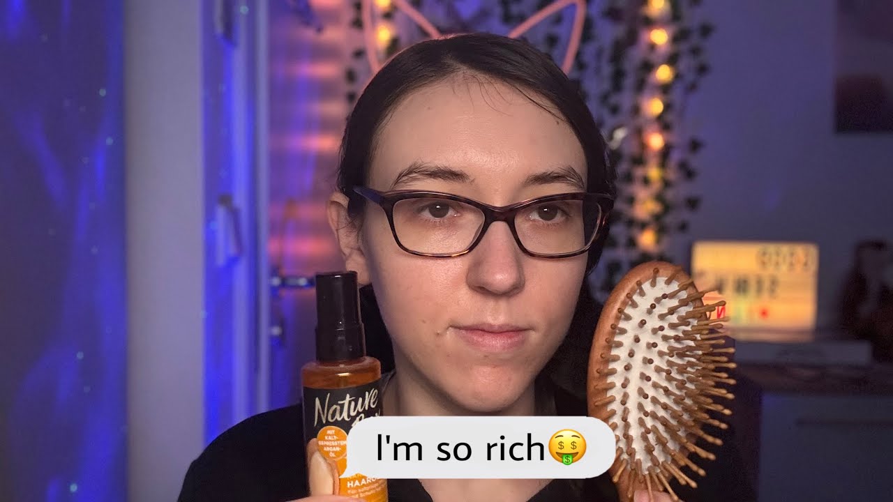 Asmr reiche Tante kümmert sich um deine Haare 💆🏻‍♀️🤑💸