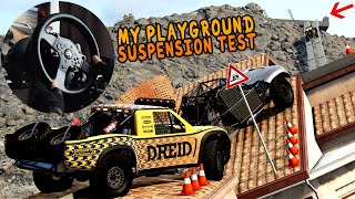 New Cars Suspension Test #6. MY PLAYGROUND. Trustmaster T300 - BeamNG drive