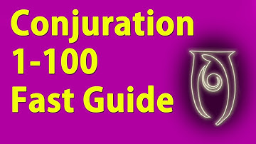 Conjuration 1-100 Guide Skyrim Fastest way to level!
