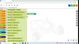 One Line Following Sensor in open roberta lab