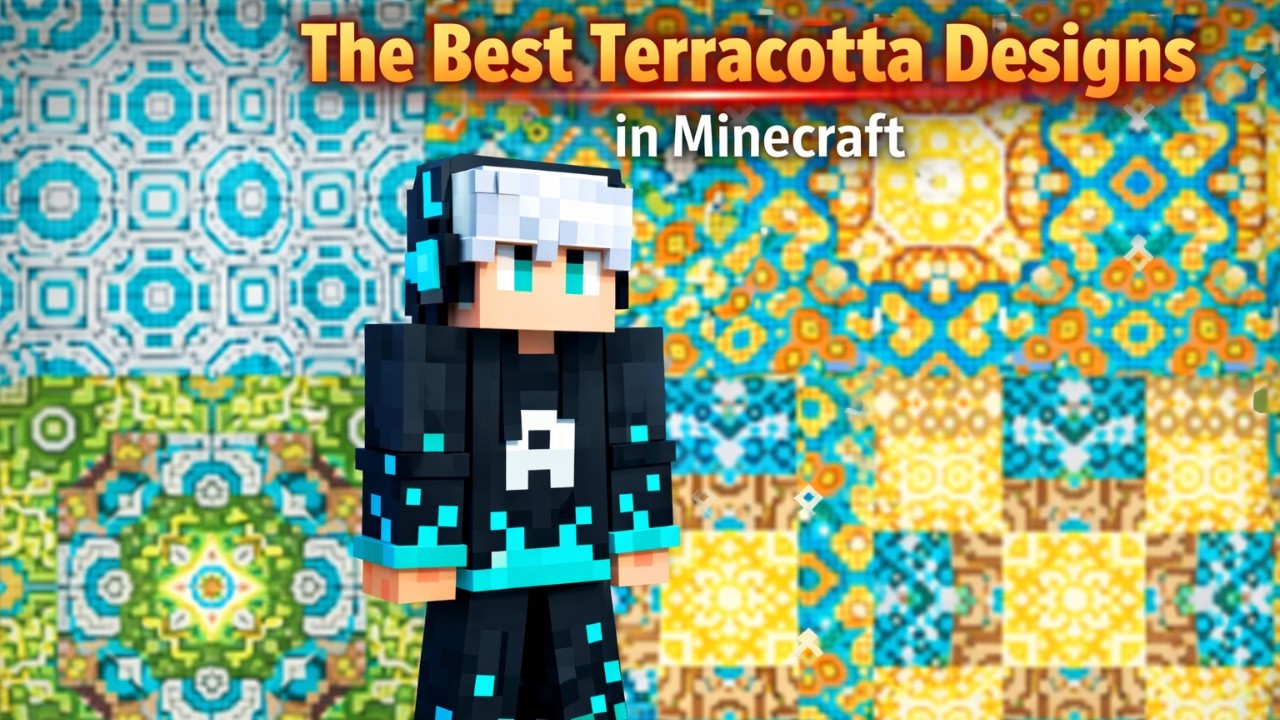 Ultimate Glazed Terracotta Floor Design Guide | Minecraft Building ...