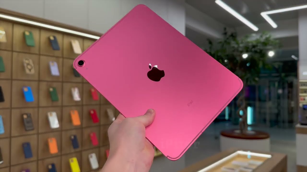 Apple iPad 10 (2022) Wi-Fi + Cellular Pink - YouTube