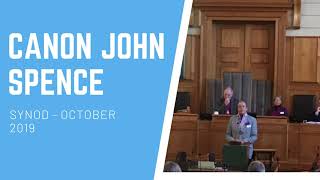Canon John Spence Speech - Diocesan Synod October 2019