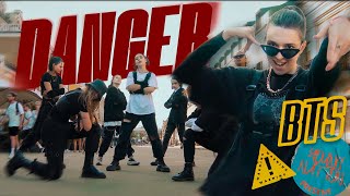 [K-POP IN PUBLIC UKRAINE] [ONE TAKE] BTS (방탄소년단) - Danger // Dance cover by Young Nation Resimi