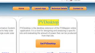 PVMapper Website Navigation