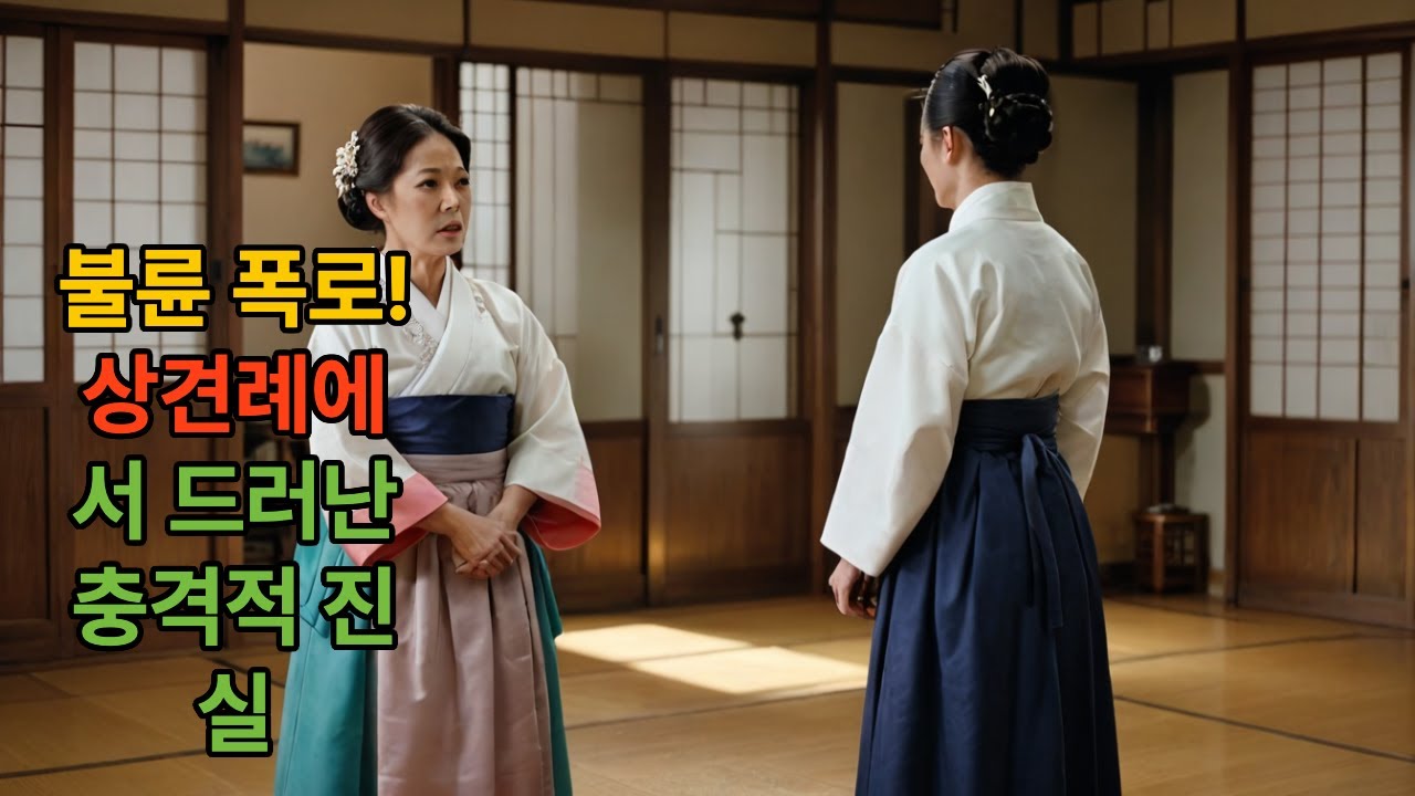 불륜폭로! 상견례에서 드러난 충격적인 진실