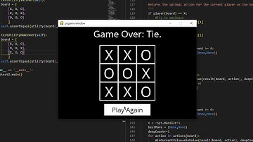Project0: TicTacToe(CS50’sIntroduction to Artificial Intelligence with Python)