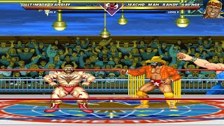 MACHO MAN RANDY SAVAGE vs ULTIMATE ZANGIEF - REQUESTED BATTLE #27 - STREET FIGHTER CLASSIC screenshot 3