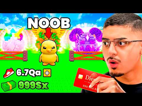 I UPGRADED MY NOOB FRIEND'S ACCOUNT IN STEAL AN EGG