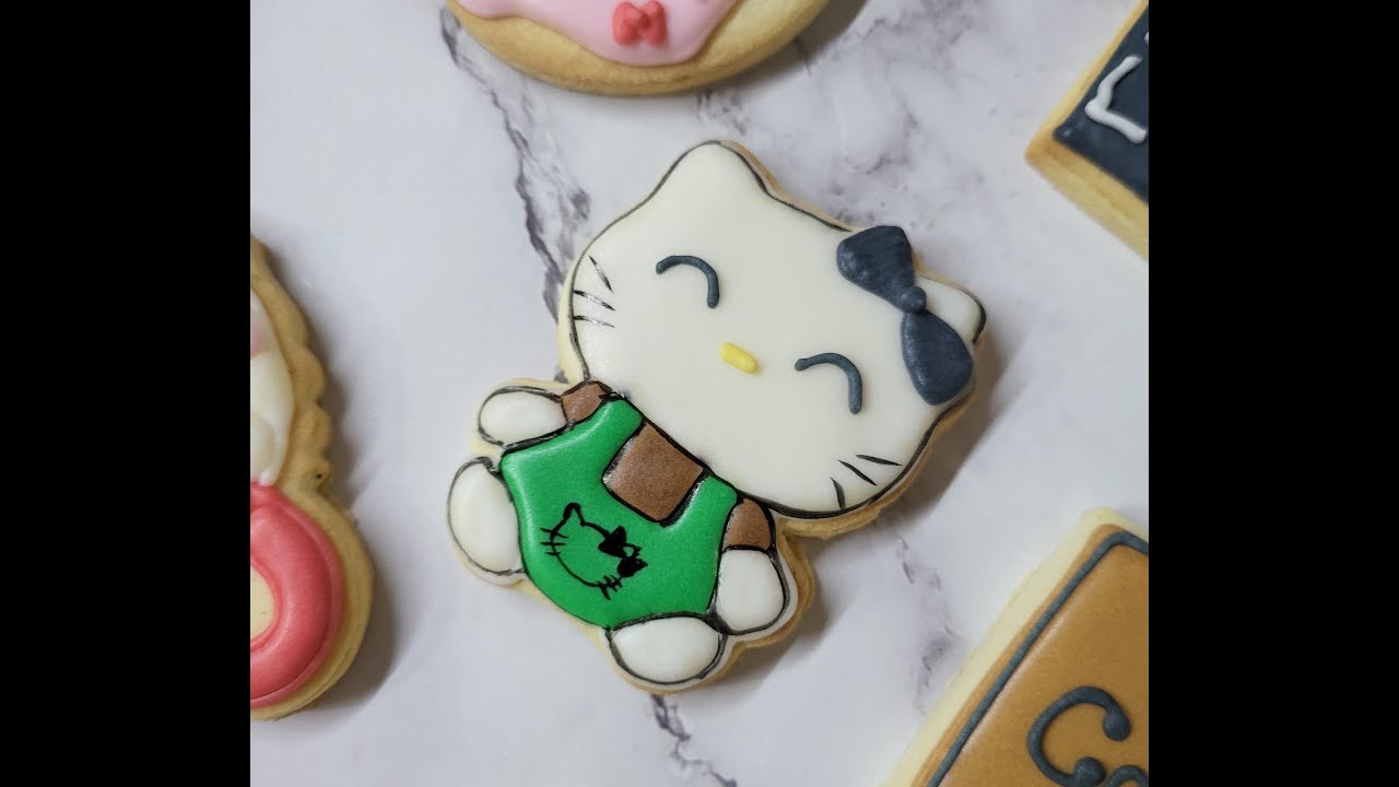 Hello Kitty Cafe Theme Cookie Designs 2