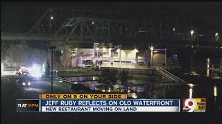 Jeff Ruby Reflects In Old Waterfront