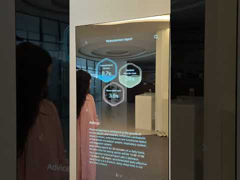 How smart fitness mirror works?