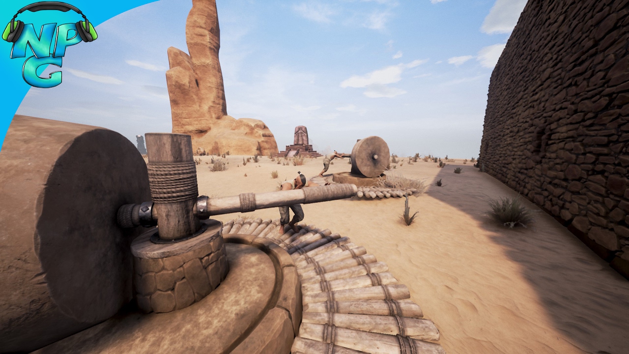 S1E4 Thralls and the Wheel of Pain! Conan Exiles PVP Gameplay YouTube