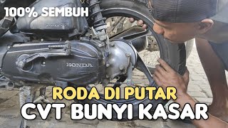 Roda diputar bunyi kasar dan berisik..ini masalahnya