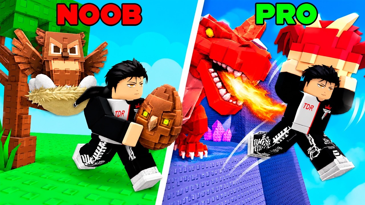 NOOB ao PRO no ROUBE UM OVO de PULAR no ROBLOX 🥚👟