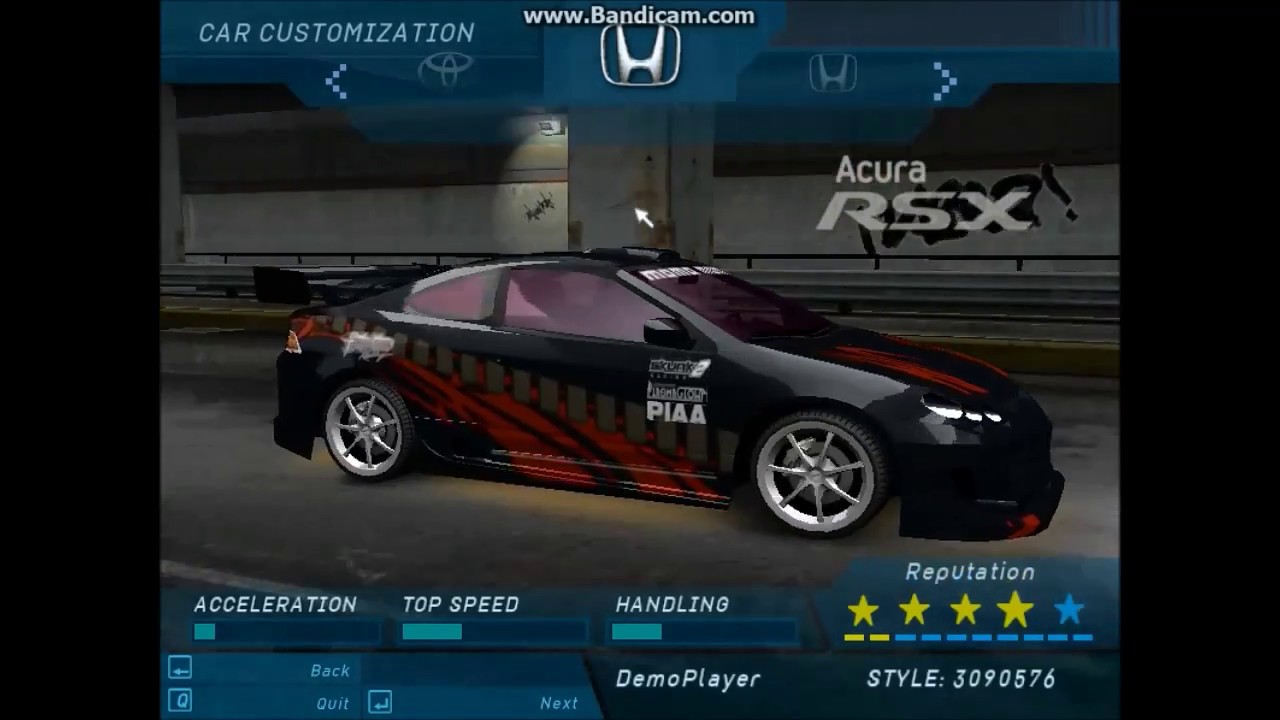 Acura rsx underground