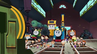 Thomas, Dorothy & Lincoln Introduces Darcy The Mine Driller To Whiff & To His Recycling Plant