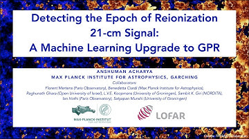 Nordita Astrophysics Seminar - Detecting the Epoch of Reionization 21-cm Signal: A ML Upgrade to GPR