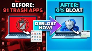 How to Remove Windows 11 Bloatware (Fix Lag & Boost FPS 2026)