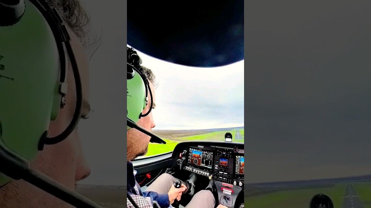 Tricky landing in gusty cross wind 