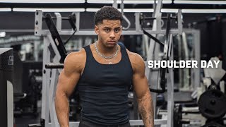 Building Bigger Shoulders | Workout & What To Eat After Training