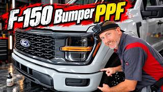 Ford F 150 Front Bumper PPF Install  Stretching & Wrapping Edges