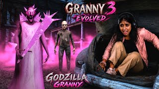 GRANNY BECOMES GODZILLA IN NEW GRANNY 3 EVOLVED! 😱🔥 screenshot 1