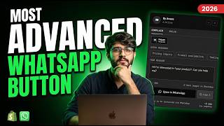 Add WhatsApp Button in Shopify with Advanced Features (Copy Paste / Full Tutorial 2026)