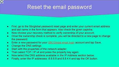 How to Fix Can’t Sign in Error in SBCGlobal Email 2  video