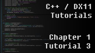 C++ / DirectX11 Tutorials - S01E03 - String Manipulation