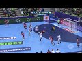 Kovacsics scores this one straight through the goalies legs | Women's EHF EURO 2018