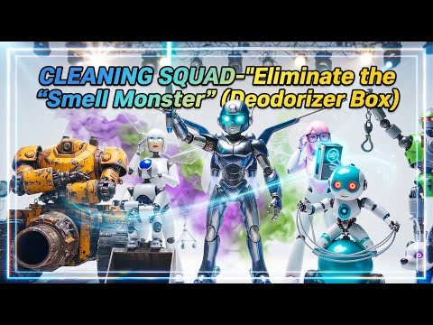 The Refrigerator Odor Removal Robot Cleaning: The Vortex Deep Clean Mission | Cleaning Squad